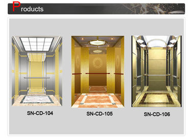 SN - CD - St de miroir de décoration de carlingue de 101 ascenseurs. Panneau de chambre forte de St