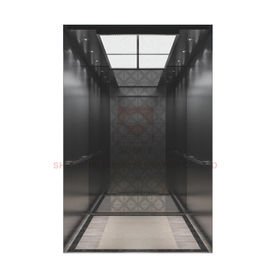 Black Mirror titanique de plafond de conception de voiture de décoration de cabine d'ascenseur de bâtiment d'affaires, éclairage de LED