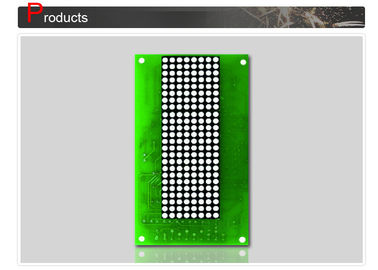 Dot Matrix Display Panel avec l'affichage à cristaux liquides d'ascenseur montrent le vert 132 x 70mm