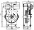 Diamètre de roue bi-directionnel de corde de Roomless de machine du Gouverneur d'ascenseur Ф240mm, Ф200mm