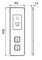 Cannette de fil ultra-mince d'ascenseur Lop LOP avec du CE ISO9001 d'affichage d'écran d'affichage à cristaux liquides