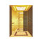 Peint modélisation de la décoration légère acrylique d'or d'ascenseur de conception inoxydable de cabine