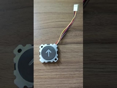 Parties d'ascenseur Bouton de fermeture de porte / Bouton de levage en braille rond DC 12-36V