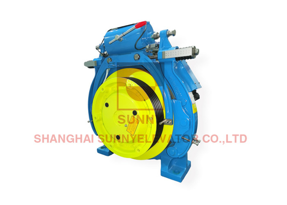 Machine de traction sans engrenage pour 400 mm de faisceau 32 pôles bloc frein DC110V Voltage de freinage 6300kg-1600kg Capacité