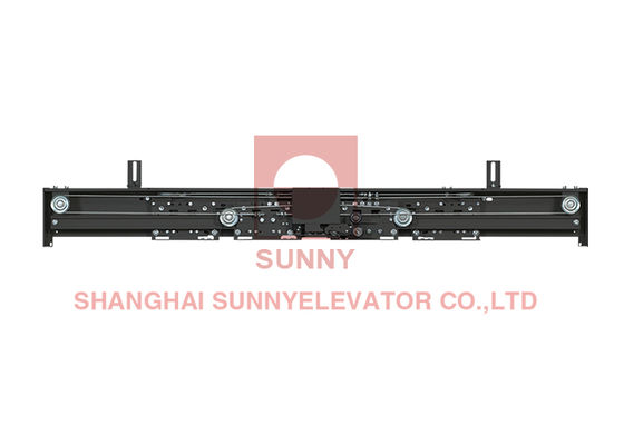 Porte d'atterrissage d'ascenseur à 4 feuilles ouvrant le centre