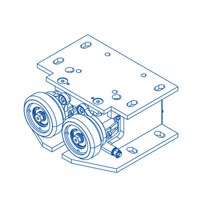 Diamètre du rouleau 90 de la pince à rouleaux des pièces de rechange de l'ascenseur Vitesse nominale ≤ 6 m/s