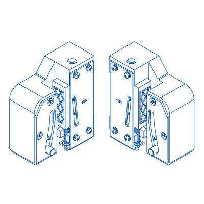 Dispositifs de sécurité des ascenseurs Largeur des rails 9/10/14/15.88/16 mm Ascenseur équipement de sécurité progressif