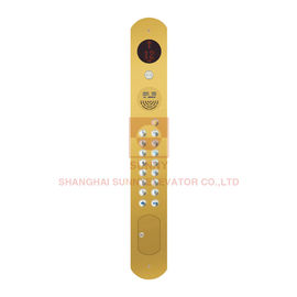 Panneau titanique de cannette de fil d'ascenseur d'or tout bouton facultatif avec l'ouverture de côté de boîte