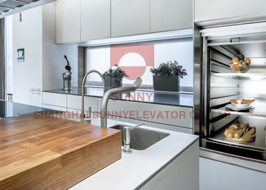 ascenseur d'ascenseur de nourriture de Dumbwaiter de cuisine de l'acier inoxydable 100kg avec l'acier inoxydable