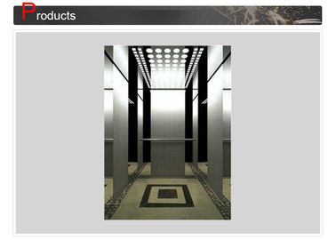 Verticale de décoration de cabine d'ascenseur d'ascenseur de passager d'acier inoxydable de délié