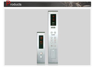 Panneau standard de bouton de Lop de cannette de fil d'ascenseur avec le processus bridant pour des pièces de rechange d'ascenseur