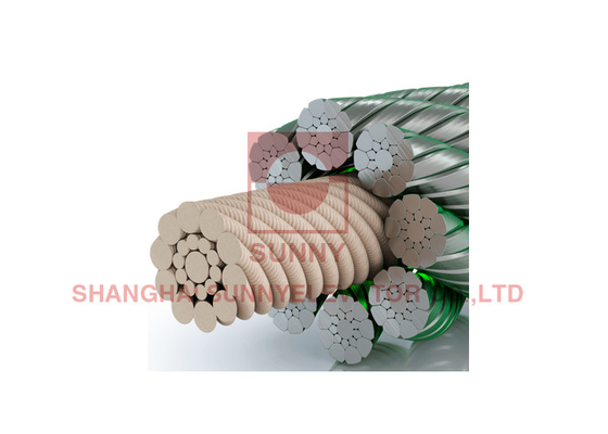 Cordes hybrides d'ascenseur de haute performance par une plus grande résistance de recourbement