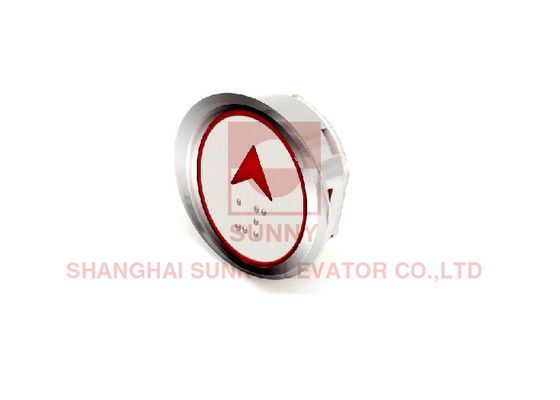 Bouton de montée d'ascenseur avec cadre en acier inoxydable, DC 12-36 V et éclairage LED lumineux