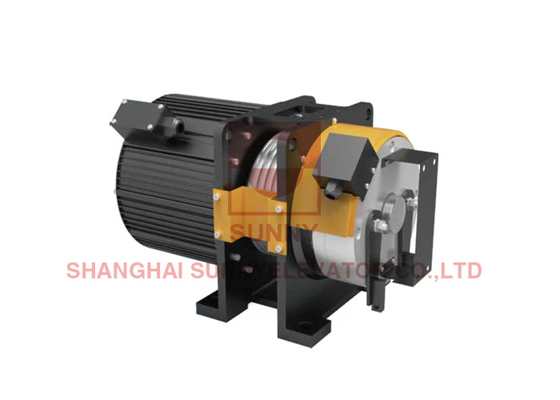 220V/380V Voltage machine de traction sans engrenage pour ascenseur avec IP41 grade de protection et 2 1 câblage