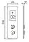 Cannette de fil électrique Lop d'ascenseur de pièces/panneau de bouton ascenseur de miroir