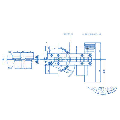 Dispositif de contrainte d'ascenseur avec 6/6,3 mm de fil de câble Diamètre de câble Diamètre de câble