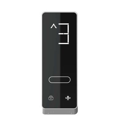 Panneau d'appel d'ascenseur avec LOP en verre trempé encastré à induction tactile infrarouge pour pièces d'ascenseur