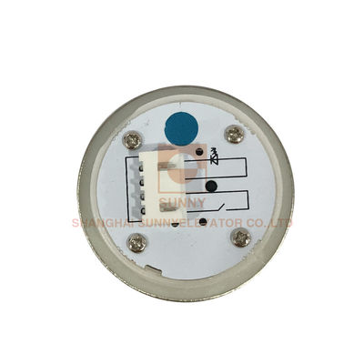 Bouton d'ascenseur LED 12-24 V avec cadre en acier inoxydable et Φ45x20 mm Taille pour panneaux d'ascenseur