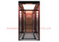 Plancher de PVC de conception intérieure d'ascenseur de villa avec la lumière d'acier inoxydable/tube