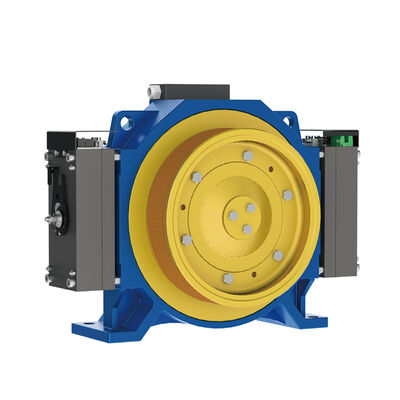 Machine de traction synchrone à aimants permanents sans engrenage pour charge de 320 à 1000 kg avec service S5-40%ED