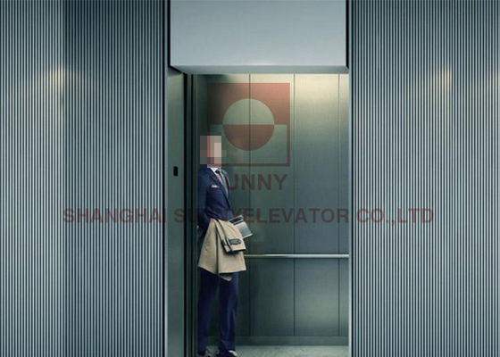 Ascenseur à grande vitesse de Roomless de machine de passager avec le système d'orientation de stationnement